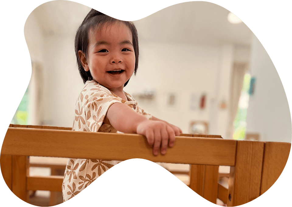 Our Nido programme, for infants aged 2 to 17 months, offers a calm and nurturing space where babies explore, move freely, and develop confidence, trust, and independence through gentle guidance and purposeful experiences.